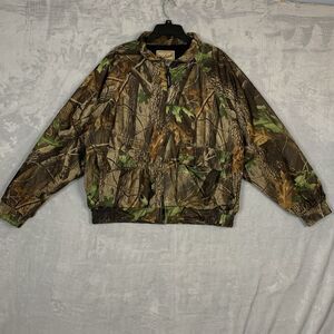 Vintage Woolrich Camo Breakup Jacket Mens Large Hunting Insulated Coat Outdoor